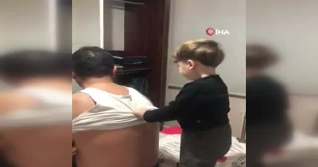 Katledilen baba ile oğlun son görüntüleri yürekleri dağladı