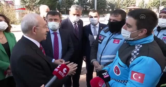 Kılıçdaroğlu motokuryelerle görüştü