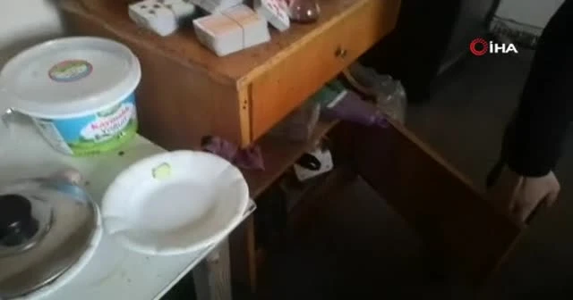 Kıraathaneye çevrilen eve polis baskını