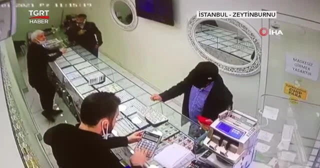Kuyumcuda alyansları böyle çaldı
