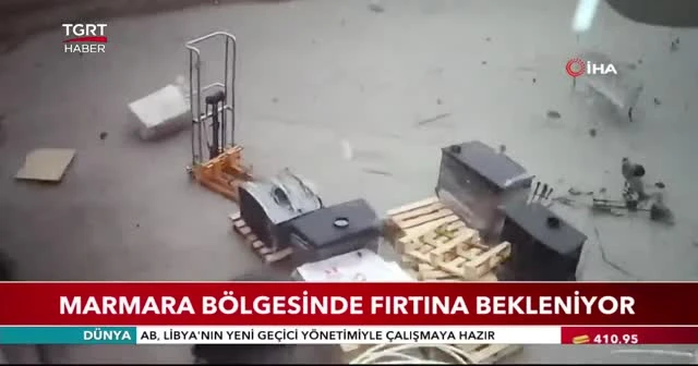 Marmara Bölgesi’nde fırtına bekleniyor