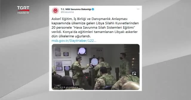 Mehmetçikten Libyalı askerlere eğitim