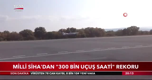 Milli SİHA'dan "300 bin uçuş saati" rekoru
