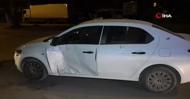 Motosikletli sürücüye çarpıp kaçtılar