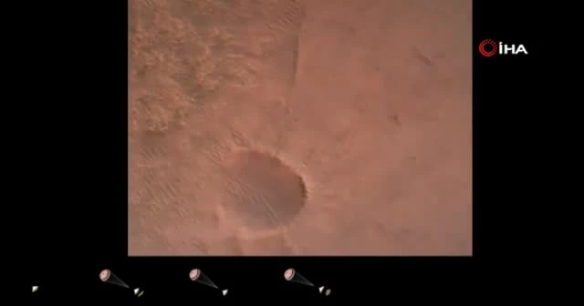 NASA, Perseverance’ın Mars'a iniş anını paylaştı