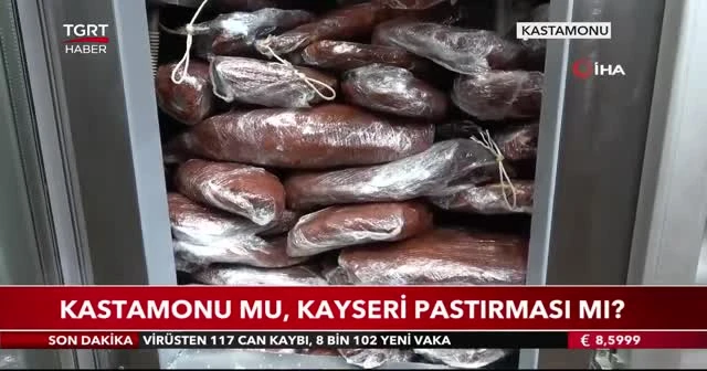 Pastırma tartışmasında sinirler gerildi