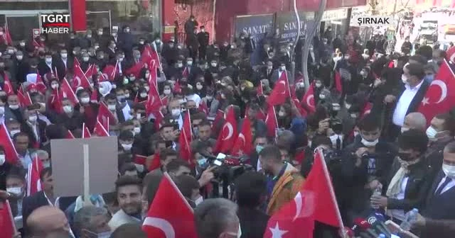PKK'ya tepki yürüyüşüne on binler katıldı