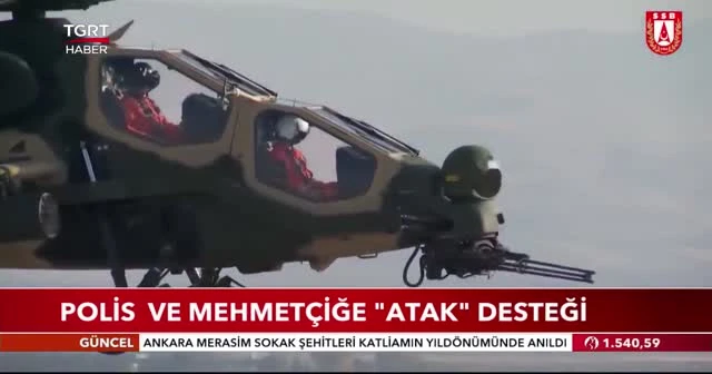 Polis ve Mehmetçiğe "Atak" desteği