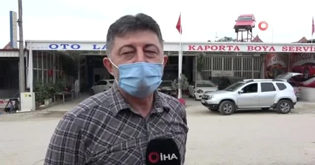 Sanayideki ‘uçan araba’ görenleri şaşırtıyor