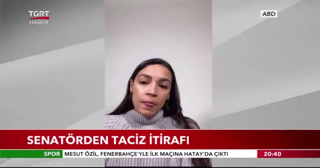 Senatörden taciz itirafı