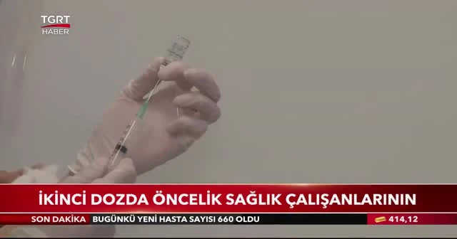 Türkiye'de ikinci doz aşılama başladı