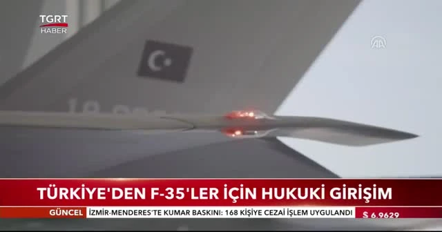 Türkiye'den F-35'ler için hukuki girişim