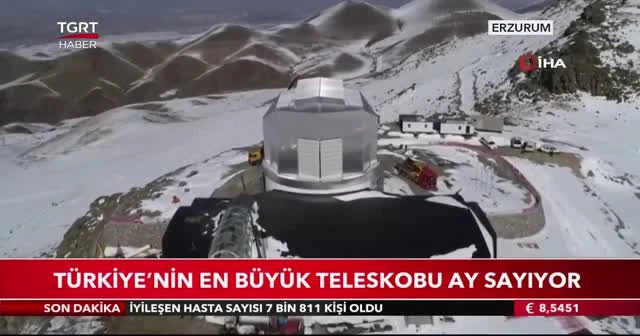 Türkiye’nin en büyük teleskobu ay sayıyor
