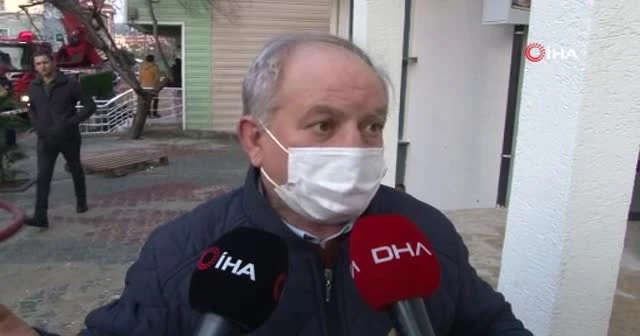 Ümraniye'de korkutan çatı yangını: Binadakiler tahliye edildi