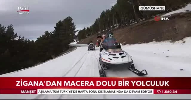 Zigana'da macera dolu yolculuk
