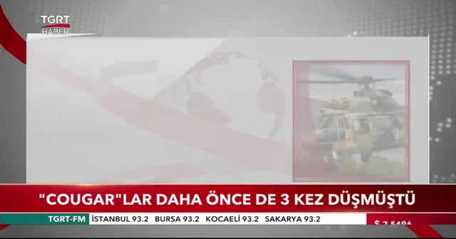 "Cougar"lar daha önce de 3 kez düşmüştü