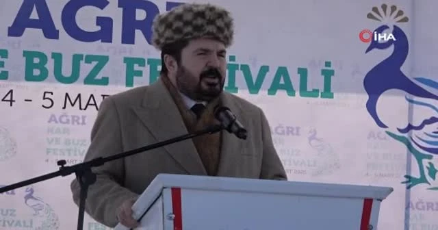 Ağrı Kar ve Buz Festivali coşkuyla kutlandı
