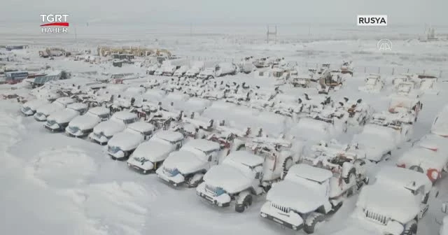 Buz ve karla kaplı şehir: Vorkuta