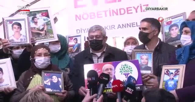 CHP liderinin kardeşi evlat nöbetine geldi