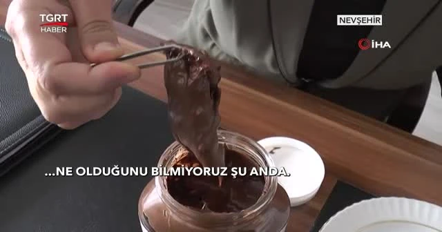 Çikolata kavanozundan çıkan şoke etti