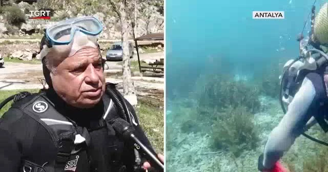 Denizden torba torba çöple çıktılar