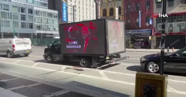 Erdoğan sevgisi Times Meydanı'nda