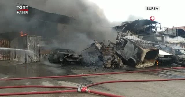 Hurdalıkta yangın çıktı