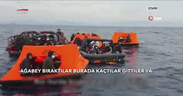 Kaçak göçmenlerin Türkiye sevinci