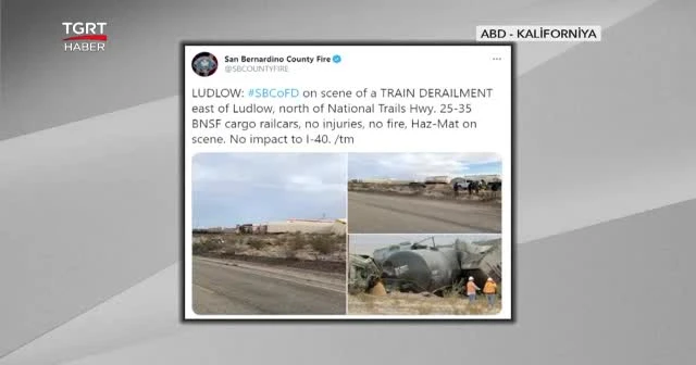 Kargo treni raydan çıktı