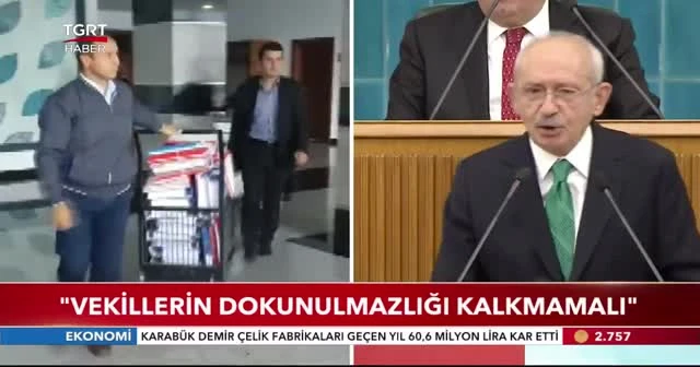 Kemal Kılıçdaroğlu: Vekillerin dokunulmazlığı kalkmamalı