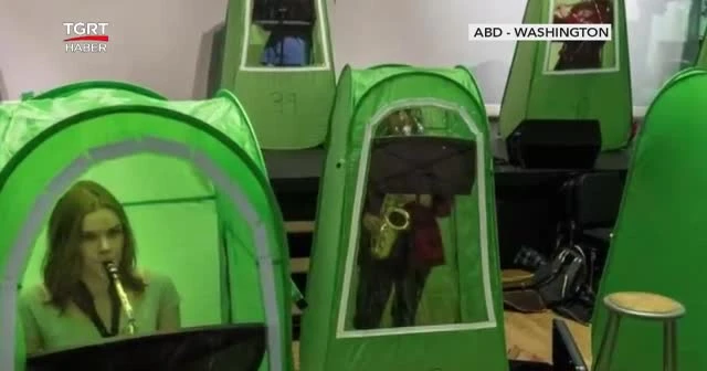 Koronaya çadırlı önlem