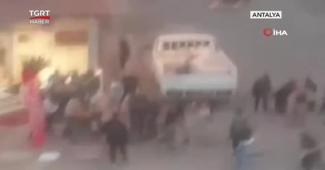 Markete değil kavgaya gittiler