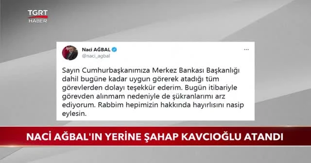 Merkez Bankası Başkanı görevden alındı