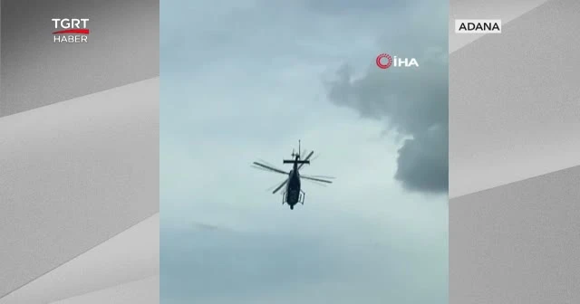 Polis helikopterini çekti 315 TL ceza yedi