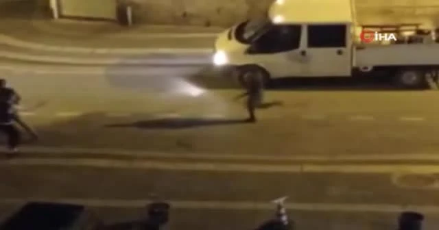 Silahlı çatışmada korku dolu anlar yaşandı