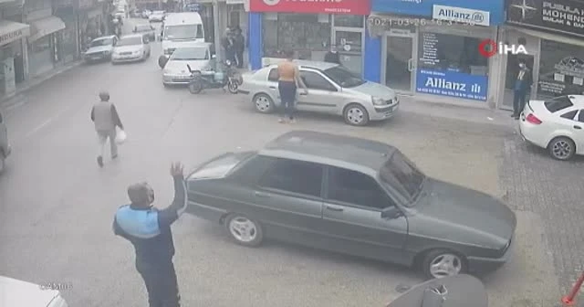 Yarı çıplak genç korku dolu anlar yaşattı