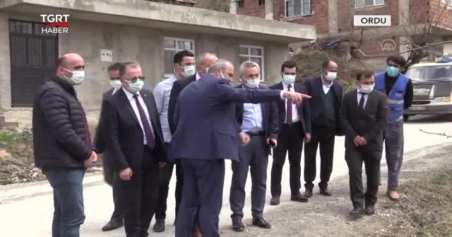 Afet bölgesinde heyelan önleme projesi