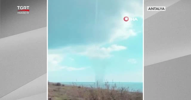 Alanya'da hortum paniği
