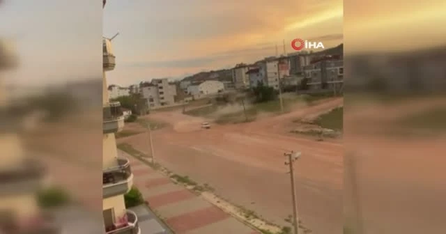 Antalya'da toprak alandaki drifte tepki