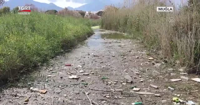 Azmak deresi çöplüğe döndü