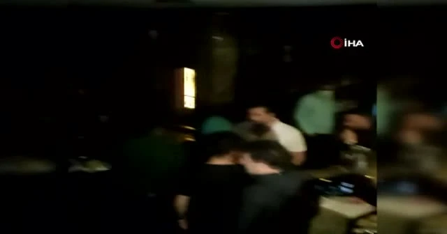 Beyoğlu'nda üstü kafe altı gece kulübüne baskın