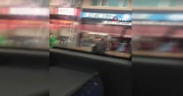 Bursa'da halk otobüsünde mesafe tartışması