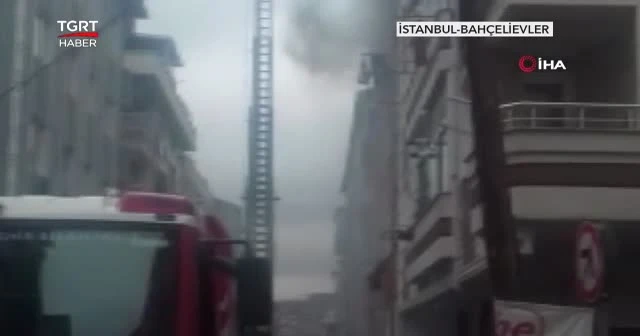Çatıda çıkan yangın paniğe neden oldu