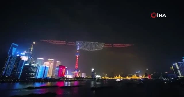 Çin’de yapılan drone şovu Guinness Rekorlar Kitabı'na girdi