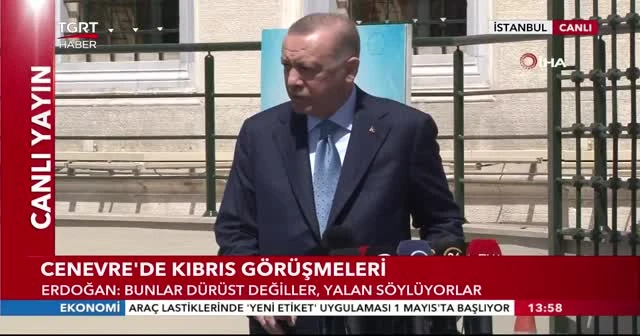 Cumhurbaşkanı Erdoğan'dan Güney Kıbrıs'a tepki
