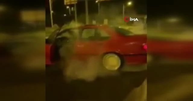 Drift yapan sürücü cezadan kaçamadı