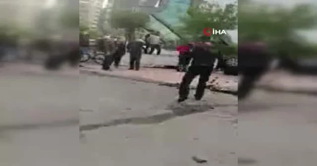 Feci kaza güvenlik kamerasına yansıdı