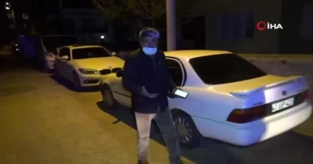 Karantinayı delen şahıs sokakta polise yakalandı