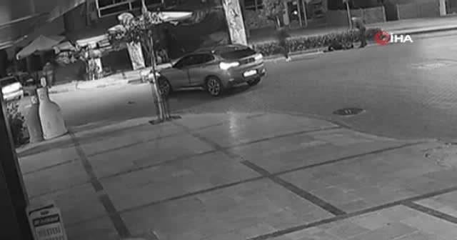 Motorlu kuryenin ölümden döndüğü kaza anı kamerada