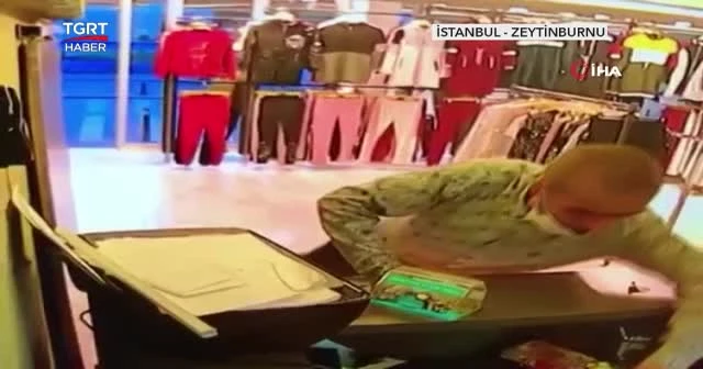 Önce kameraya sonra polise yakalandı